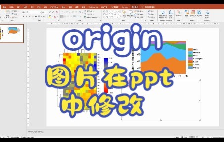 origin作图后在ppt中修改