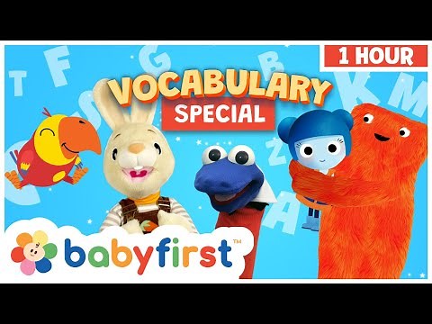 Vocabulary Special | First Words & ABC'S w BabyFirst | Fun Learning | Songs & Stories | 1 Hour