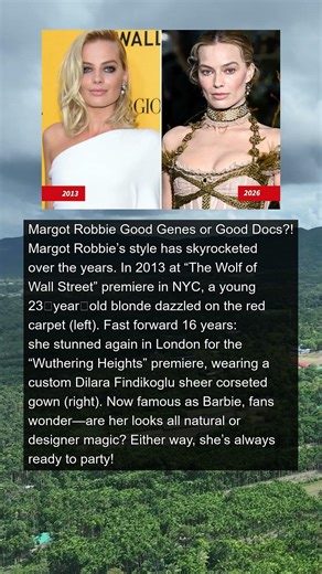 Margot Robbie Good Genes or Good Docs?! | #news #shorts
