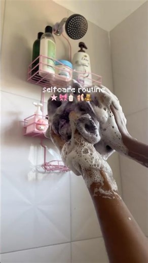 ASMR shower routine 🎀🌸#showerroutine #selfcare #bodycareroutine #asmr #aesthetic #pink