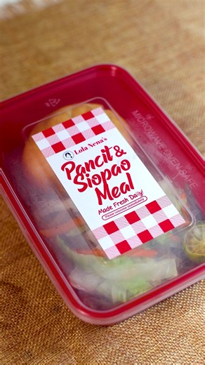 Lola’s Pancit and Siopao Meal. P58 lang, apo! 🥰 | Lola Nena's