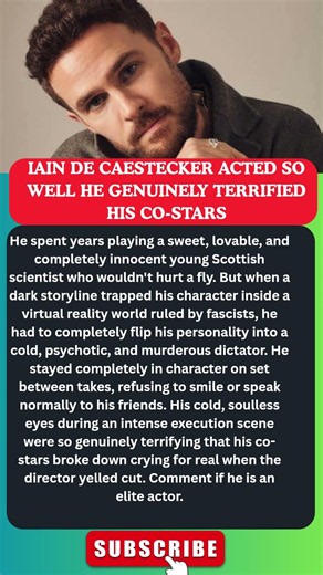 IAIN DE CAESTECKER TERRIFIED HIS CO STARS 💔🧠 #iaindecaestecker #fitz #marvel