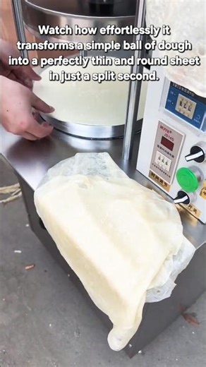 ​Automatic Pneumatic Dough Press Machine Demo