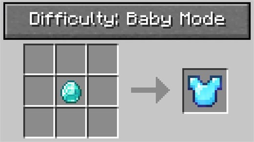 Minecraft UHC but on baby mode difficulty