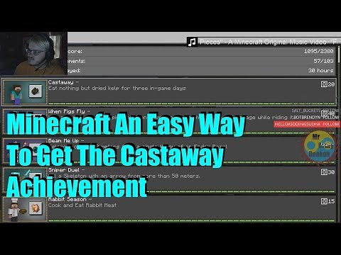 Minecraft An Easy Way To Get The Castaway Achievement