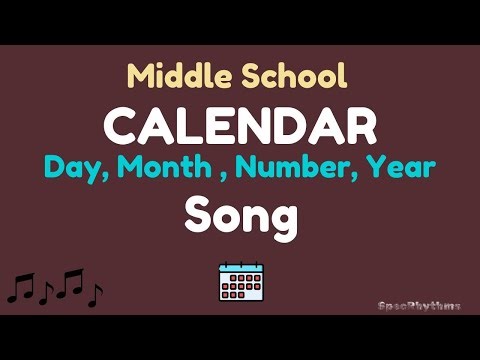 Middle School Calendar (Date, Month, Year) Song for Morning Meeting (Special Education) SpecRhythms