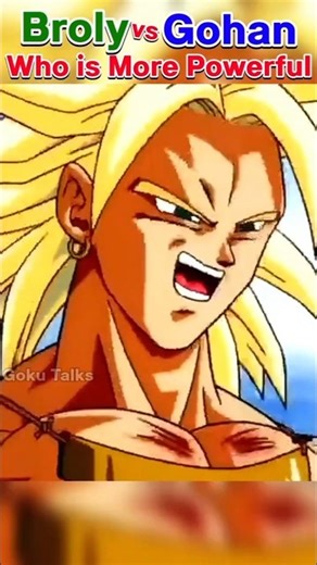 Broly vs Gohan fight #dragonball #dragonballsuper