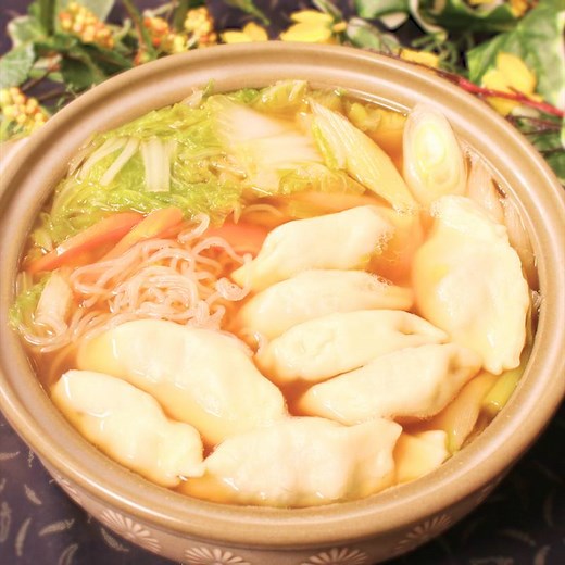 つるんと美味しい水餃子鍋 作り方・レシピ | クラシル