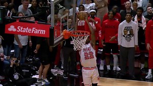 🔥 Jimmy Butler終場前0.3秒的致勝空中接力暴扣！ ----------- 透過League Pass收看NBA賽事，享7天免費試用 🔗 https://on.nba.com/3U1hmLR | NBA Taiwan