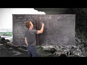 Differential Equations | Application of First Order DEs: Mixing Example 1