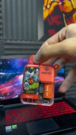 Pyne pod TRANSPARENTE / chiclete de melancia #ignite #v80 #pod