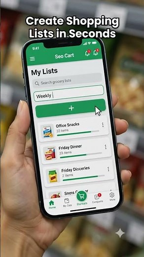 Manage Grocery Lists Easily