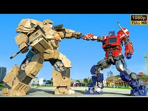 Transformers The Last Knight - Tank Robot vs Optimus Prime | Fan-Made Film [HD]