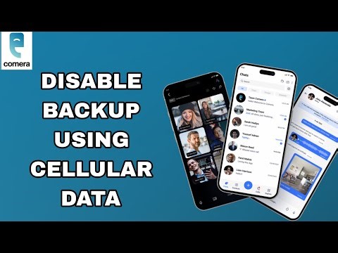 How To Fix And Solve Disable Backup Using Cellular Data On Comera App | Step By Step