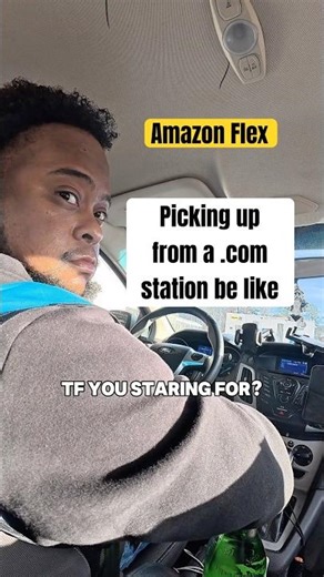 Picking up a Amazon flex route from a .com station feels like a drill 🥴
