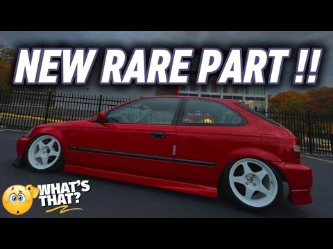 EK CIVIC GETS EXTREMELY UNUSUAL RARE JDM PART ADDED !!
