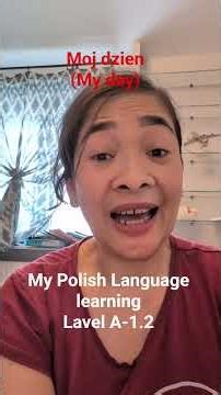 My Polish Language learning #polishlanguagecourse #polishcourse #pinayinpoland#ofwlifeinpoland