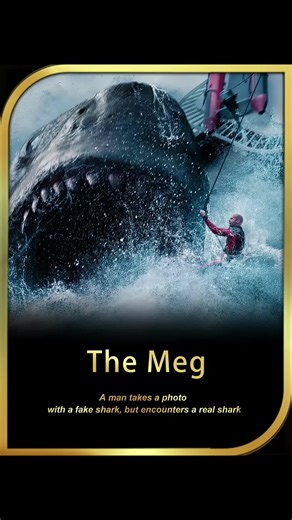 A man takes a photo with a fake shark, but encounters a real shark #fyp #film #viralvideo #foryou #tiktok