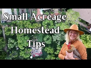 Self Sufficiency on Small Acreage Homestead Tips | My Chicken Coop