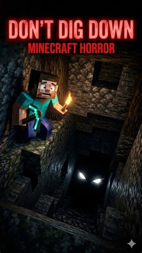DON'T DIG DOWN 😱 Minecraft Horror Story