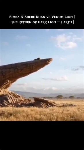 Simba & Shere Khan vs Venom Lion | The Return of Dark Lion – Part 1 | AI Short Film #simba #sharekhan #films #part2 #part1