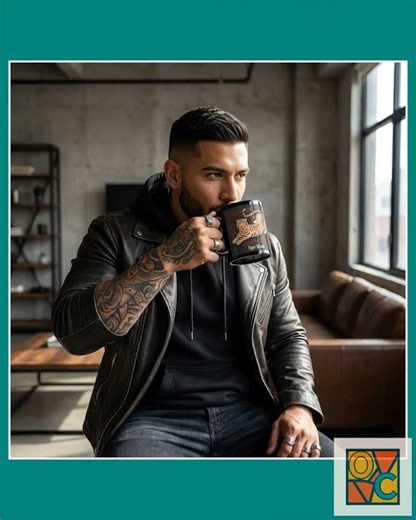 Masculine Tiger Blood Mug, Coffee Mug for Him, Bold Tiger Coffee Cup, Husband Gift, Boyfriend Mug