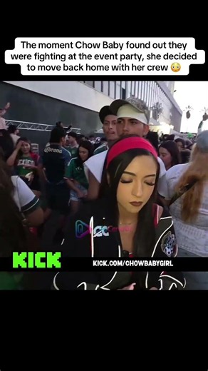 The moment Chow Baby found out they were fighting at the event party #chowbaby #fypシ゚ #chowbabygirl