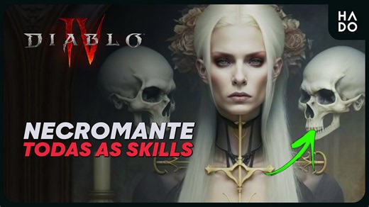 Diablo 4: Todas as skills do necromante