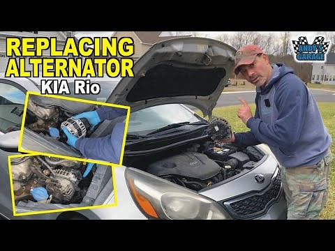 How To Replace Alternator - Kia Rio (Andy’s Garage: Episode - 451)