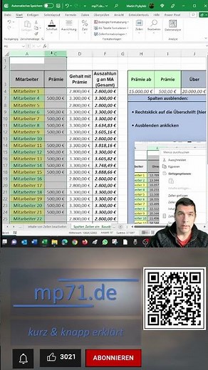 Excel Basics: Show & Hide Row and Column