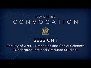 Spring Convocation 2026 - Session 1