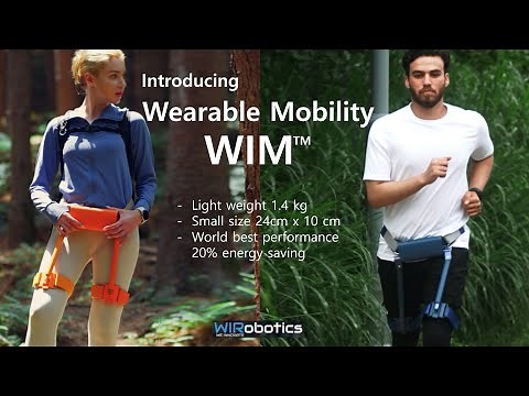 Extremely Lightweight Wearable Robot WIM!!