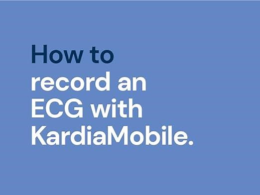 How to use the KardiaMobile ECG Monitor