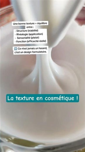 L'importance de la texture en cosmétique !