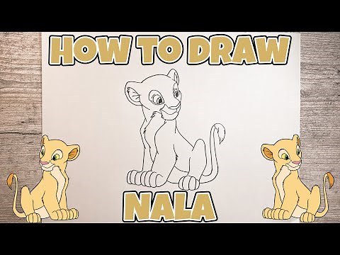 HOW TO DRAW NALA | THE LION KING | Easy Step-by-Step Tutorial | FOR KIDS