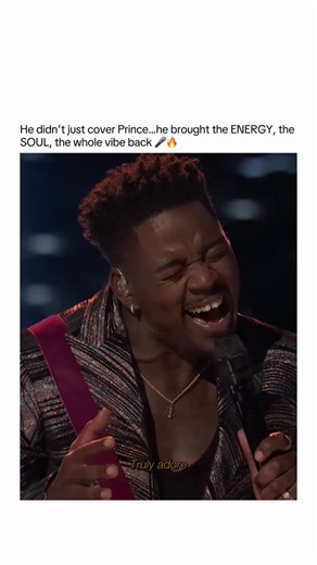 TheViralVocalss | He didn’t just sing it… he LIVED it 💜🎤 His take on Prince’s “Adore” might be one of the most soulful moments on The Voice ever, the tone,... | Instagram