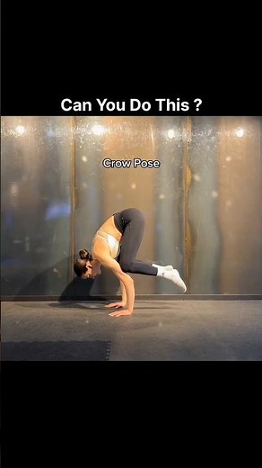 🔥I Accepted the CROW POSE Balance Challenge💪🧘 (Unbelievable!)#calisthenics #CrowPoseChallenge#shorts