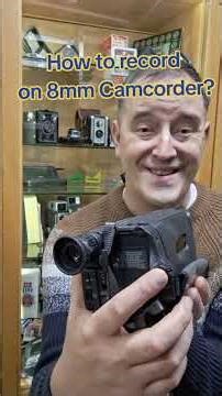 How to start recording on 8mm Tape Camcorder #camcorder #tape #procamera