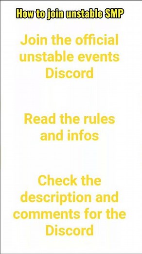 How to join Unstable SMP #minecraft #unstableuniverse #petshub