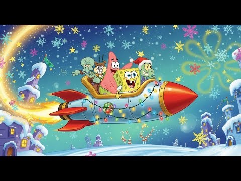 🇺🇸 🚀 SpongeBob & Sandy Save Christmas in the Rocket Sleigh! 🎁