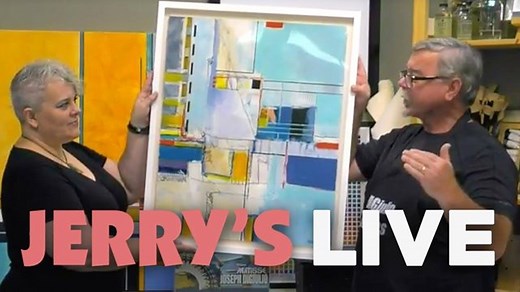 Jerry’s LIVE Flashback to Episode #75: Exploring Geometric Abstraction With Acrylics - Special Guest Artist Joe DiGiulio **This episode was previously aired and will not be LIVE. Please feel free to still leave your questions, as Amy will be checking for them and answering them for you all!** "What goes in to painting an abstract work? We have all heard someone say at a museum, while pointing at an abstract work “What the HECK??? My kid could do THAT.” Yet, as artists, we simply know that isn’t