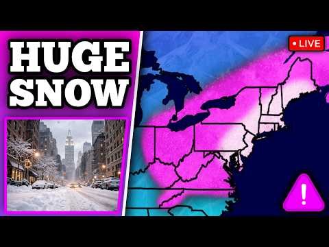 🔴 BREAKING HISTORIC WINTER STORM COVERAGE - Over 30" Of Snow Possible - With LIVE Storm Chasers...