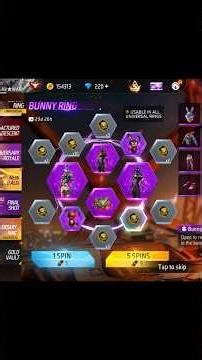 New Bunny Ring Event 🔥 1 Spin Trick 😱 Free Fire New Event | FF New Event #freefire #freefireshorts