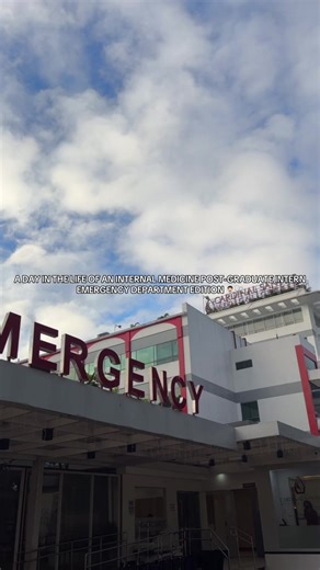 Inside a Day of an Internal Medicine Intern in the ED