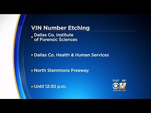 Free VIN Etching In Dallas