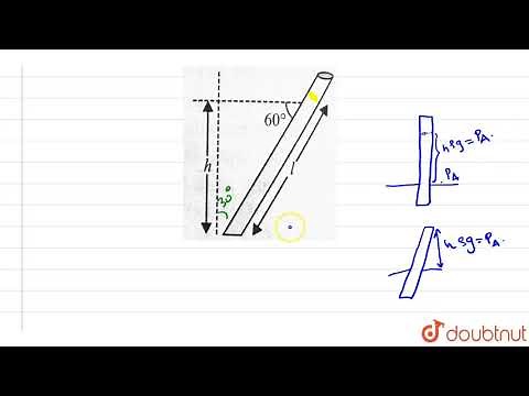 What will be the length of mercury column in a barometer tube when the atmosperic