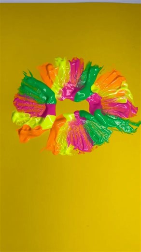 Abstract Art Flower - part 1 🌺 #flowers #acrylicpainting