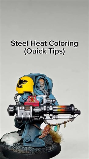 Warhammer Space Wolf Heat Steel (Paint Tutorial) #warhammer40k #miniature #painting #spacewolves