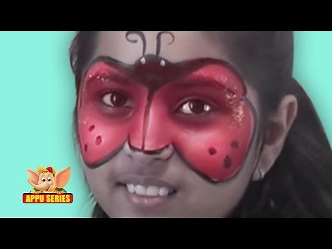 Face Painting - Easy way to paint a Lady Bug