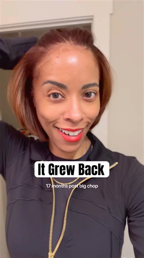17 Months After My Big Chop | Straight Natural Copper Bob #naturalhair #bigchopjourney